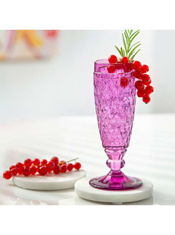 Villeroy & Boch 4er Set Sektgläser Boston Coloured in Berry 145 ml