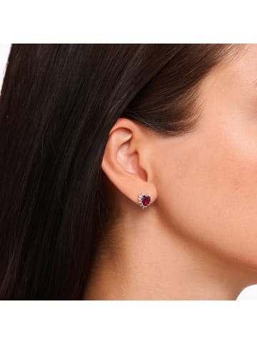 Thomas Sabo 925 Sterling Silber, Zirkonia, Lab Grown Rubin