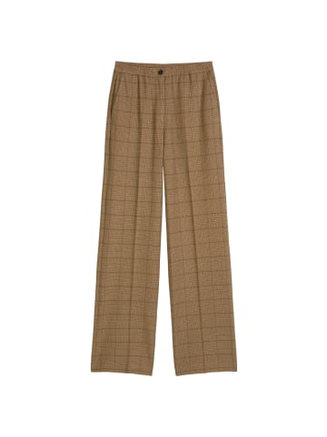 Marc O'Polo Karierte Jogger-Pants relaxed in multi/pure sand