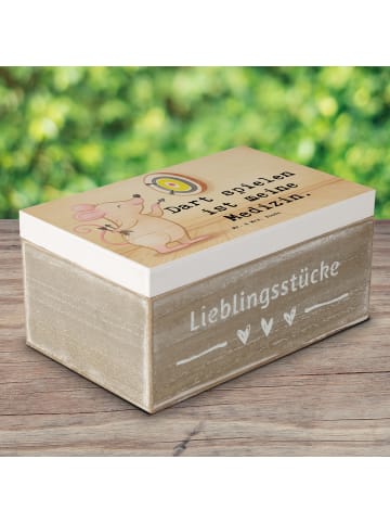 Mr. & Mrs. Panda Aufbewahrungsbox Maus Dart spielen Design mit S... in Weiß