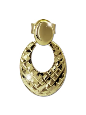 GoldDream Ohrringe Gold 333 Gelbgold - 8 Karat Oval Ohrstecker