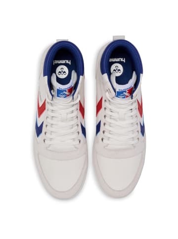 Hummel Schnürsenkel Sneaker Hummel Slimmer Erwachsene in WHITE/BLUE/RED/GUM