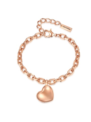 Yokoamii Armband Metall-Legierung in roségold
