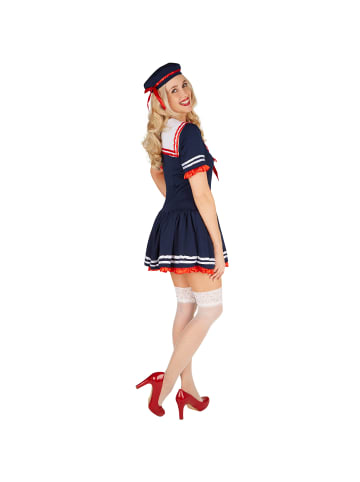 tectake Süßes Kleid, blau/rot/weiß