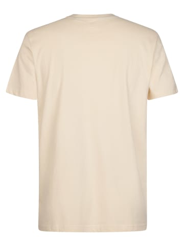Petrol Industries T-Shirt aus Baumwolle mit Print russell in Weiß