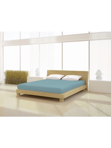 Mr.Sandman Spannbetttuch Fein Jersey de luxe 140 - 160 x 200 cm in karibik