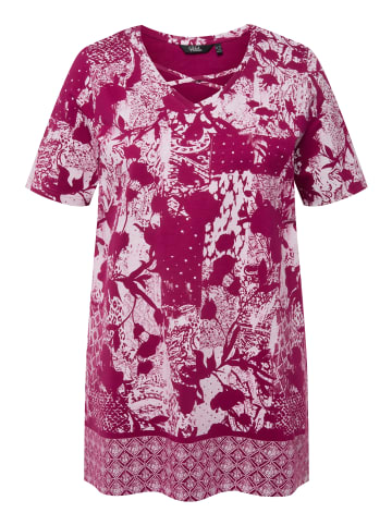 Ulla Popken Longshirt in magnolienrot