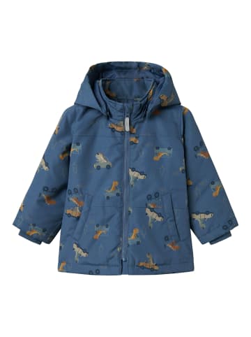 name it Winterjacke NMMMAX PA JACKET AOP in vintage indigo