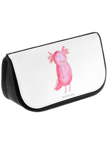 Mr. & Mrs. Panda Kulturbeutel Axolotl Glücklich ohne Spruch in Weiß