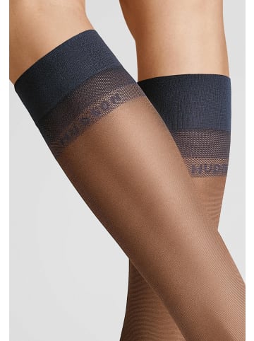 Hudson Feinkniestrümpfe Glamour 20 transparenter Glanz in Marine