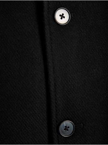 JACK & JONES PLUS Wollmantel in Black
