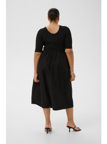 KAFFE curve Kleid KCkristi Tight fit in Black Deep