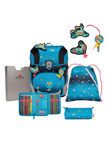 DerDieDas ErgoFlex Tiny LED Schulranzen-Set in Rainbow Star