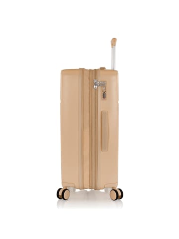 Heys Pastel 4 Rollen Kofferset 3-teilig mit Dehnfalte nude