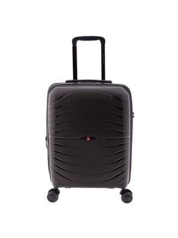 Gladiator 3400 4 Rollen Kabinentrolley 55 cm mit Dehnfalte grey