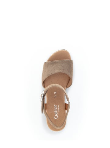 Gabor Comfort Plateau Sandale in beige