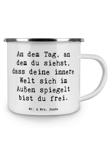 Mr. & Mrs. Panda Haferl Spruch Selbstreflexion Freiheit mit Spruch in Weiß