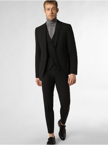 Finshley & Harding London Baukasten-Weste in schwarz