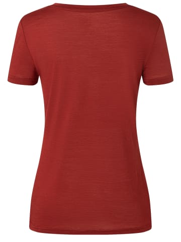 super.natural Merino T-Shirt in rot