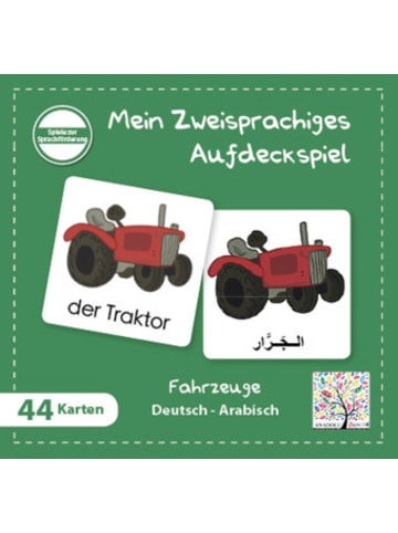 Schulbuchverlag Anadolu Spiel - Mein Zweisprachiges Aufdeckspiel, Fahrzeuge, Arabisch (Kinderspiel)