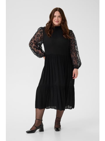 KAFFE curve Kleid KCstina Regular fit in Black Deep