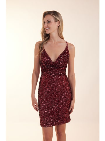 LAONA Kleid Bright Star Mini Dress in Burgundy