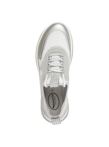 Tamaris WIDE FIT Sneaker in LT GREY/SILVER