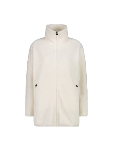 cmp Jacke aus Teddyfleece in Creme