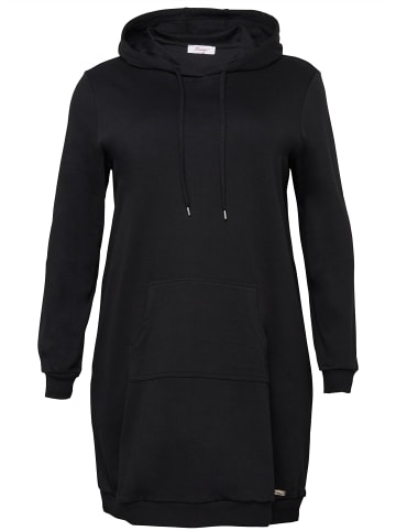sheego Shirtkleid in schwarz