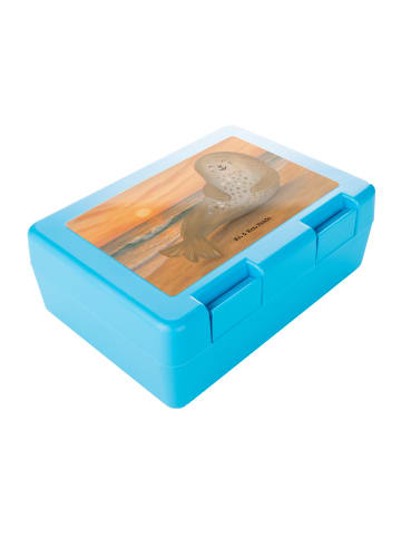 Mr. & Mrs. Panda Snackbox Robbe Lachen Design ohne Spruch in Weiß