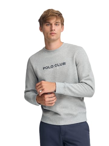 Polo Club Sweatshirt in Grau Vigore