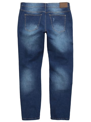 Men Plus Jeanshose in dark blue denim