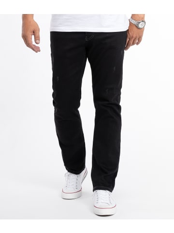 Rock Creek Jeans Straight Cut in Schwarz