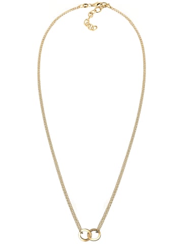 Elli Halskette 925 Sterling Silber Kreis in Gold