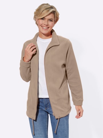 WITT WEIDEN Fleece-Jacke in stein