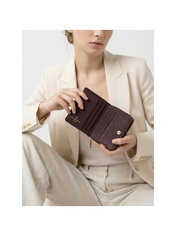 Lazarotti Bologna Leather Medium Zip-Around Geldbörse Leder 10 cm in burgundy