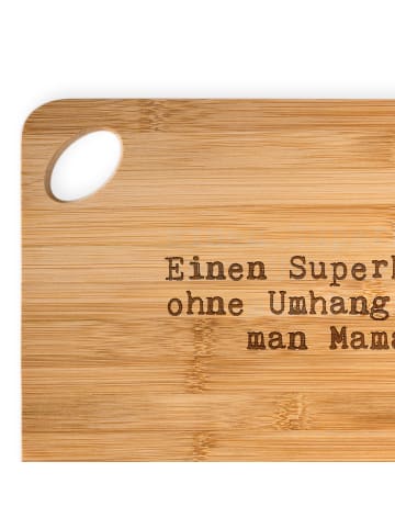 Mr. & Mrs. Panda holzschneidebrett Einen Superhelden ohne Umhang... in Braun