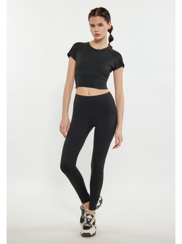 TUFFSKULL Damen Crop-Top in Schwarz