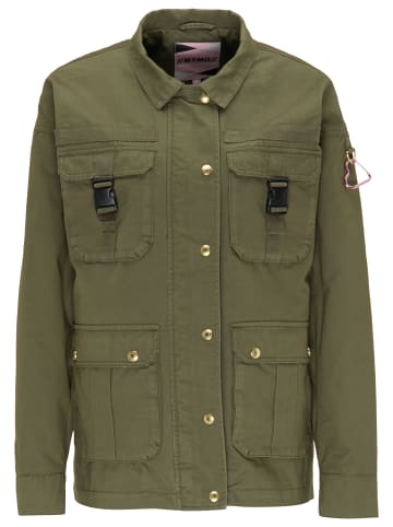 myMo Damen Fieldjacket in Militär Grün