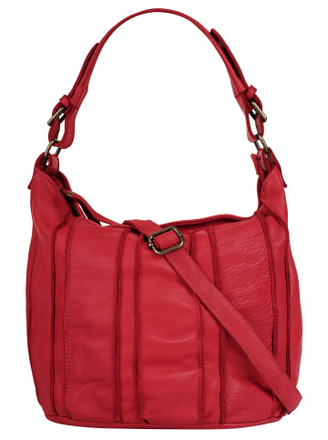 Samantha Look Shopper echt Leder in rot