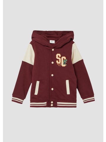 s.Oliver Sweatshirt Jacke in 3900_bordeaux
