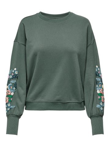 ONLY Sweatshirt in Balsam Green