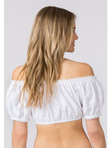 Stockerpoint Stockerpoint Dirndlbluse Georgette in weiss