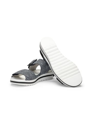 VITAFORM Nubukleder Sandalen in schwarz