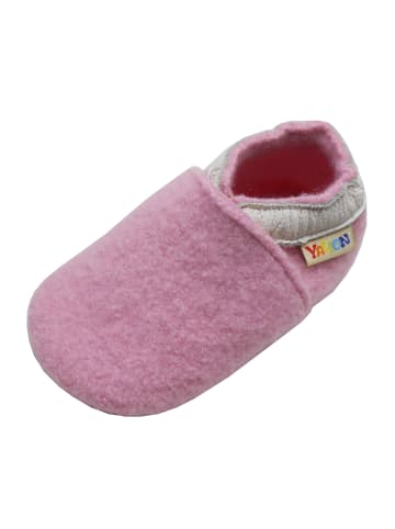 Yalion Baby Krabbelschuhe aus Leder, weiche Lauflernschuhe mit rutschfester Sohle 