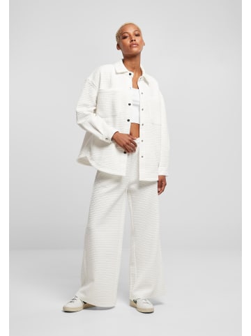 Urban Classics Urban Classics Damen Ladies Quilted Sweat Overshirt in white