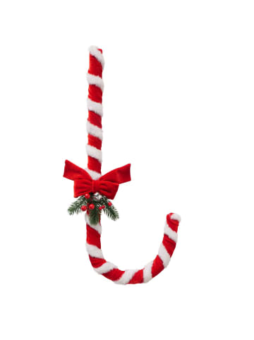 Boltze Große weiche Weihnachtsdeko VELVY in Rot, (B) 27 x (H) 58 x (L) 6 cm
