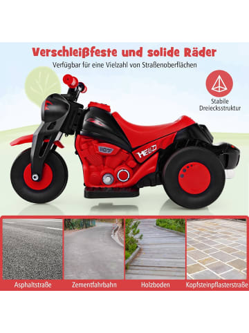 COSTWAY Motorrad ab 3 Jahre in Rot