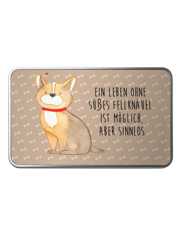 Mr. & Mrs. Panda Aufbewahrungsbox Hund Glück mit Spruch in Hundeglück