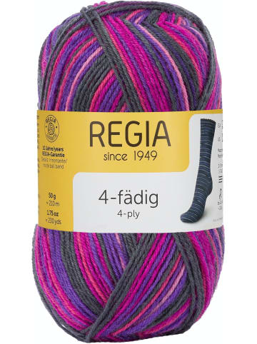 Regia Handstrickgarne 4-fädig Color, 50g in Monaco Larvotto Ringel